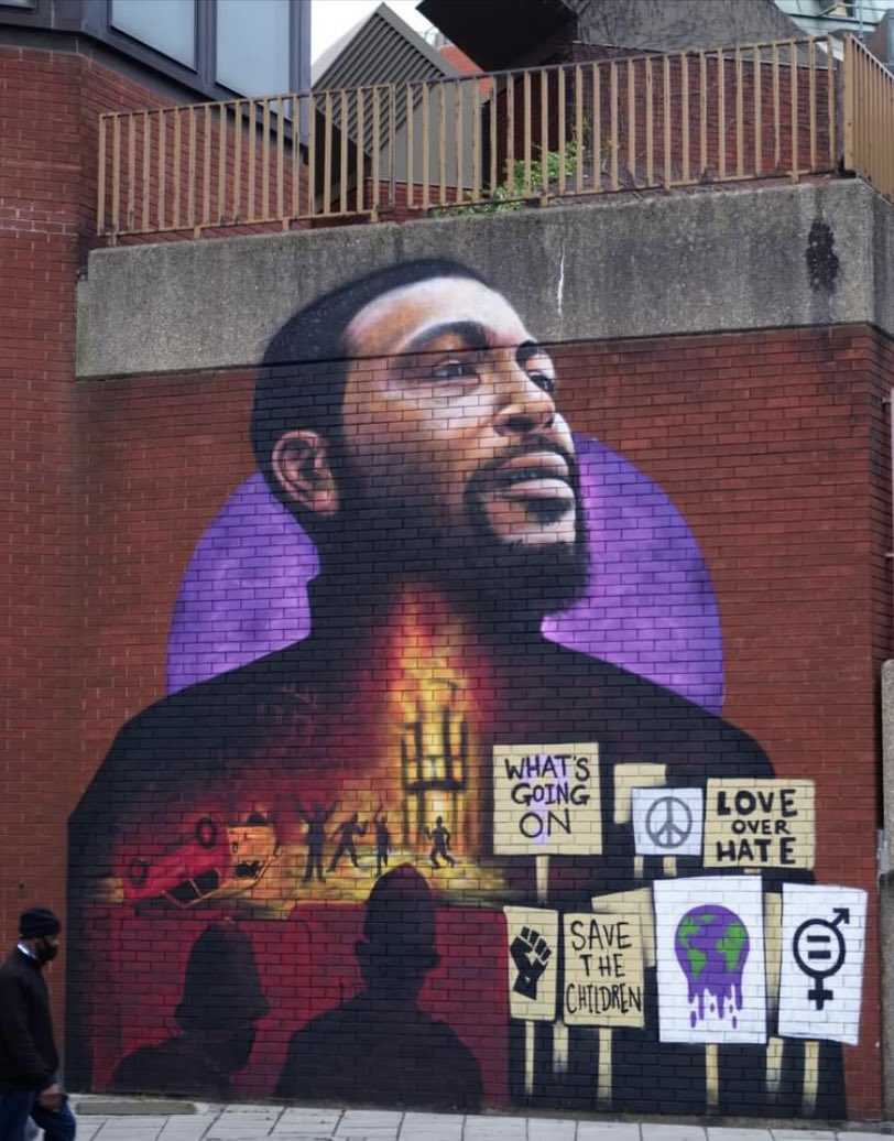 Marvin Gaye Mural - Dreph