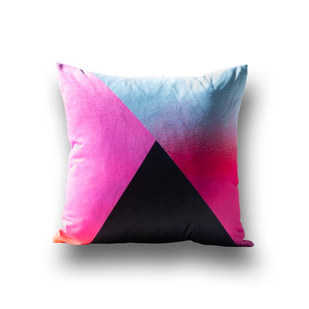 The Pink Pyramid Cushion